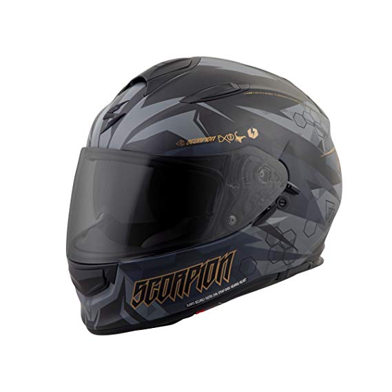 ScorpionExo Unisex-Adult full-face-helmet-style EXO-T510 Helmet (Gray,Large), 1 Pack