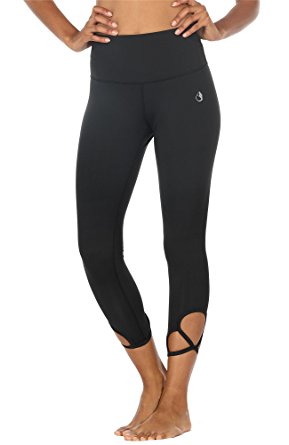 icyzone Yoga Pants High Waisted Workout Leggings Capris Pants For Women Running Tights