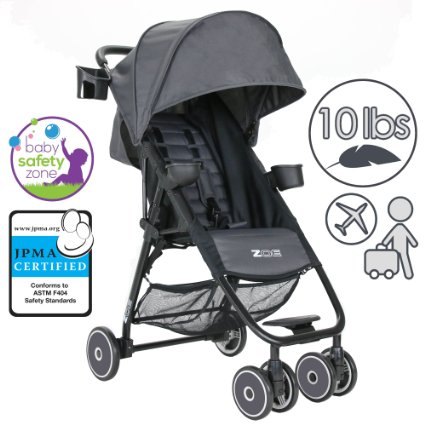 ZOE XL1 BEST Xtra Lightweight Stroller Grey Wheels Noah Grey