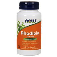 Rhodiola (Rhodiola rosea), 500 mg, 60 Vcaps by Now Foods (Pack of 6)