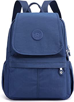 Collsants Women Small Backpack Purse Nylon Mini Backpack for Teen Girls Casual Fashion Daypack(Dark blue)