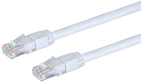 Monoprice Cat6 Outdoor Rated Ethernet Patch Cable - 20 Feet - White | Snagless RJ45, Stranded, 550MHz, UTP, Pure Bare Copper Wire, 24AWG