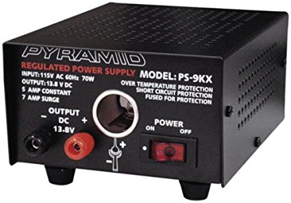 Pyramid PS9KX 5A/7A Power Supply with Cigarette Lighter Plug