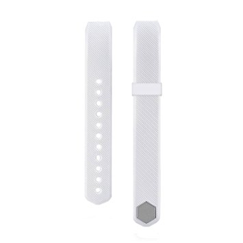 Cablor Fitbit Alta Bands, Fitbit Alta Accessory Bands Classic Wristband Sport Band Strap Bracelet Replacement Bands for Fitbit Alta Fitness Tracker-White,Large
