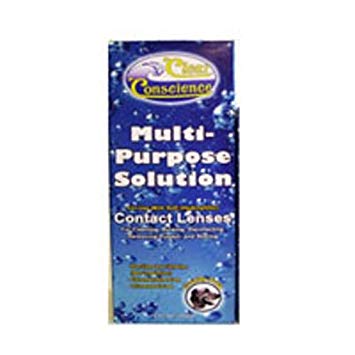 Clear Conscience Multi-Purpose Solution for Contact Lenses, 12 oz, Pack of 2