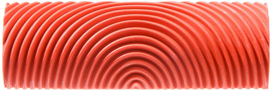 MXCELL Wood Graining Rubber Grain Tool Pattern Wall Painting Decoration DIY Red 4 Inch MS21