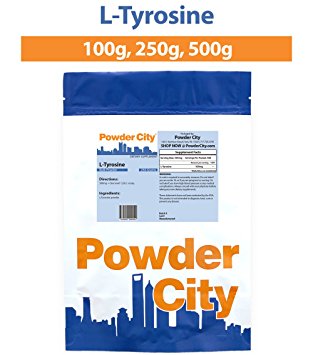 Powder City L-Tyrosine Supplement (100 Grams)