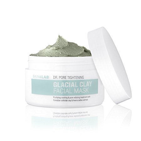 [SKIN&LAB] Glacial clay mask with Canadian glacial clay, pore tightening, controlling sebum, soothing, deep cleansing 100g, 3.5oz