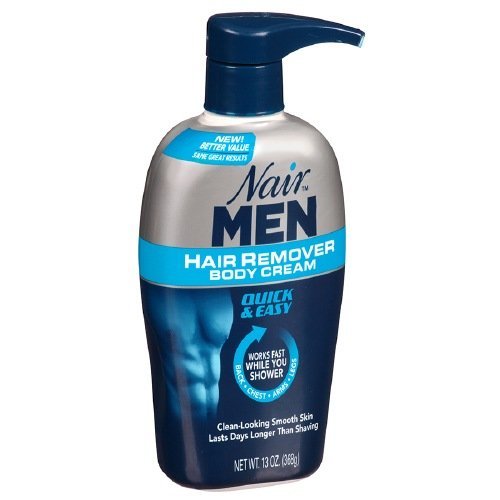 Nair Men Hair Removal Body Cream 13 oz (Pack of 2)