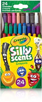 Crayola Silly Scents Mini Twistables Crayons 24 Count Arts & Crafts