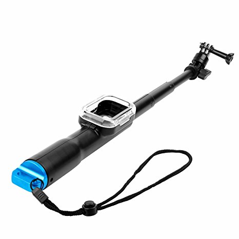 SHOOT 39" inch Handheld Extendable Selfie Stick Monopod with Wifi Remote Housing for Gopro Hero 5/4/3 /3/HERO LCD/4 Session Cameras