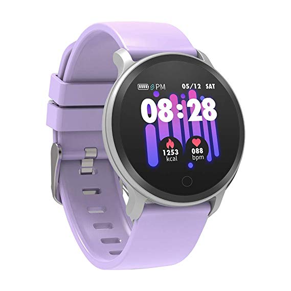 BingoFit Fitness Tracker, Smart Watch IP68 Waterproof Activity Tracker with Heart Rate Monitor, Sleep Monitors, Calorie, Pedometer, Blood Pressure Sport Smartwatch for Men Women Kids Gifts