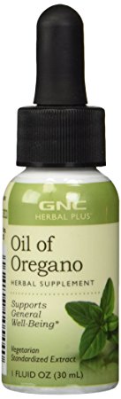 GNC Herbal Plus Standardized Oil of Oregano 1 fl.oz.