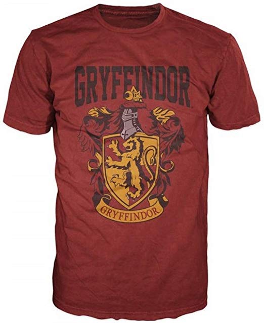 Harry Potter Gryffindor Mens Red T-Shirt