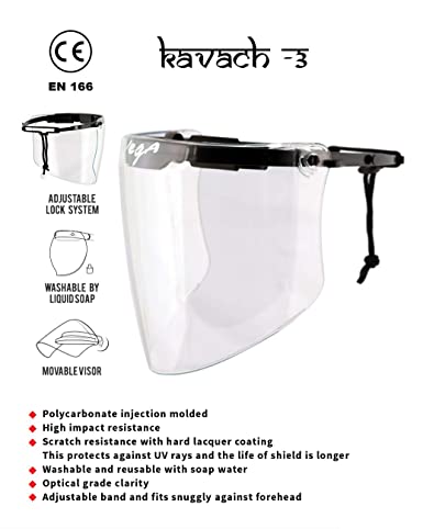 Vega Kavach-3 Face Shield, Face Protection shield, Full Face Protector