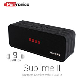 Portronics POR-137 Sublime II  Portable Wireless Bluetooth Speaker - Black