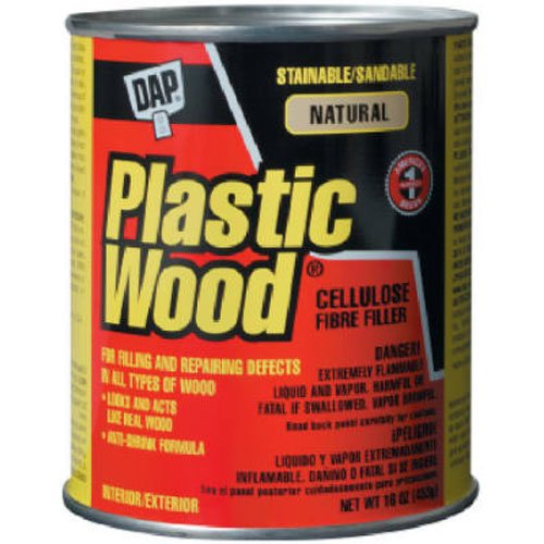 Dap 21506 Plastic Wood Filler, 16-Ounce
