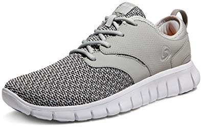 Tesla Men's Knit Pattern Sports Running Shoes