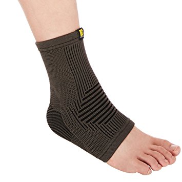 Ankle Sleeve Compression Support Brace ,Bracoo Foot Socks for Football, Running,Plantar Fasciitis,Eases Swelling, Heel Spurs, Achilles tendon Injury Recovery, Joint Pain Relief