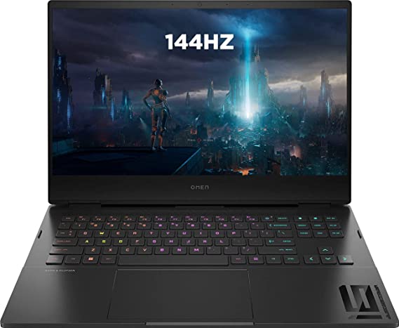 HP 2023 Omen 16.1" FHD 144 Hz IPS Gaming Laptop AMD Ryzen 7 6800H 8-Core 32GB DDR5 1TB NVMe SSD NVIDIA GeForce RTX 3060 6GB 4-Zone RGB Backlit Keyboard DP WiFi 6E Windows 10 w/RATZK 32GB USB