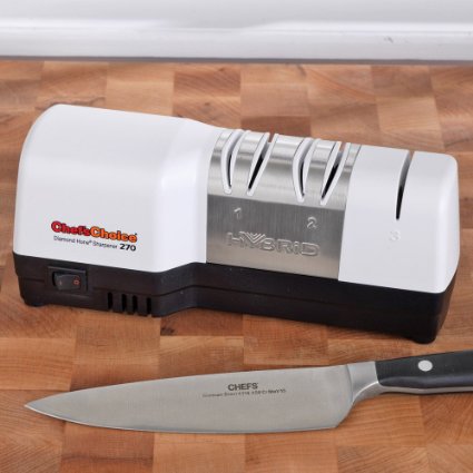 Chefs Choice 270 Diamond Hone Hybrid Knife Sharpener White