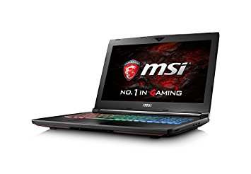 MSI GT62VR 6RE "Dominator Pro" 023UK 15.6-Inch FHD Gaming Notebook (Black) - (Intel i7 6700HQ, 16 GB RAM, 256 GB SSD, 1 TB HDD, GTX 1070 Graphics Card, Windows 10)