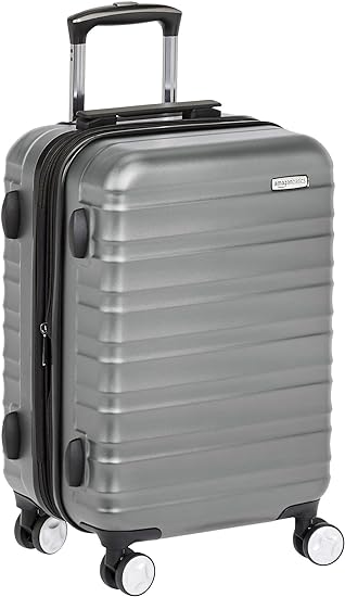 Amazon Basics Hardside Spinner Suitcase Luggage with Built-in TSA Lock and Wheels