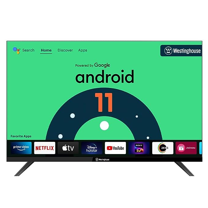 Westinghouse 100 cm (40 inches) W2 Series Full HD Certified Android LED TV WH40FX51 (Black)