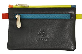 Visconti CP2 Cora Multi Colored Coin Purse Mini Wallet (Navy Multi)