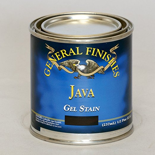 General Finishes JH Gel Stain, 1/2 pint, Java