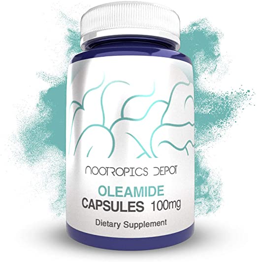 Oleamide Capsules | 100mg | 120 Count | Sleep Support Supplement | Supports Healthy Stress Levels   Promotes Relaxation