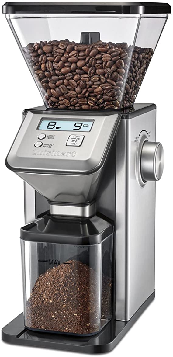 CUISINART CBM-20C Deluxe Conical Burr Mill Grinder, Silver