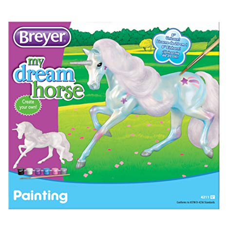 Breyer Classics Unicorn Paint Craft Kit (1:12 Scale), Multicolor