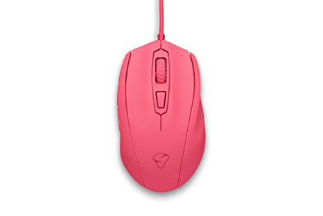 Mionix Castor Frosting Optical Gaming Mouse (Peach/Pink)