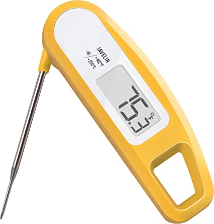 Lavatools PT12 Javelin Digital Instant Read Meat Thermometer for Kitchen, Food Cooking, Grill, BBQ, Smoker, Candy, Home Brewing, Coffee, and Oil Deep Frying (Butter)