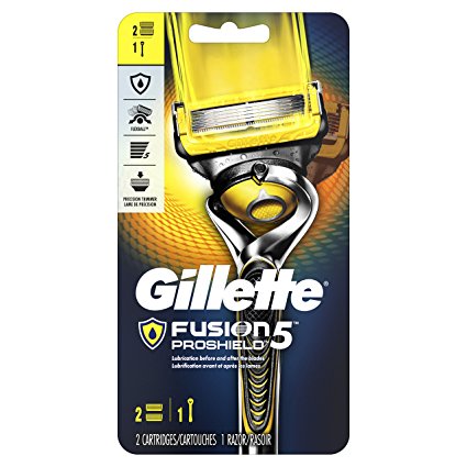 Gillette Fusion5 ProShield Men’s Razor, Handle & 2 Blade Refills (Packaging May Vary)