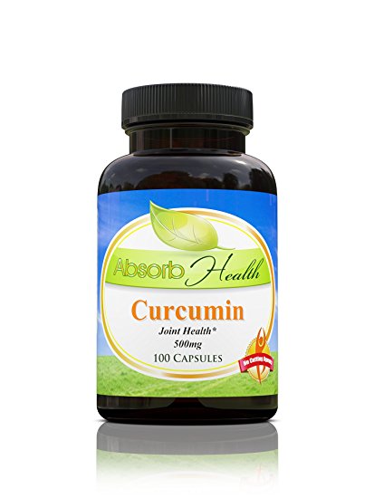 Curcumin (95% Curcuminoids) | Potent Anti-Inflammatory and Antioxidant | 100 Capsules 500mg per Capsule by Absorb Health