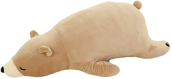 Fortuning's JDS® Super Soft Stuffed animal Polar Bear Plush Toys Child Hugging Pillow Gift