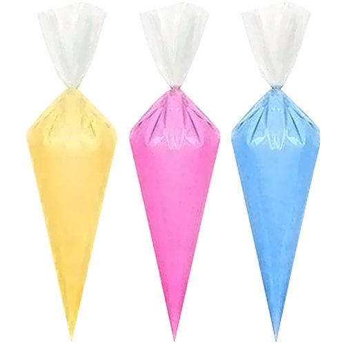 Pastry Bag 100 Piece Pastry Bag, Extra Thick Large Cake/Cupcake Decorating Bags, Disposable Icing Piping Bags Set