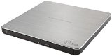 LG Electronics 8X USB 20 Super Multi Ultra Slim Portable DVD Rewriter External Drive with M-DISC Support Retail Silver GP60NS50