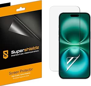 Supershieldz (3 Pack) Designed for iPhone 16 / iPhone 15 (6.1 inch) Screen Protector, High Definition Clear Shield (PET)