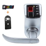 Adel 3398 Keyless Biometric Fingerprint Door Lock Trinity Fingerprint  Password Key