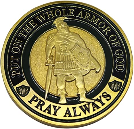 HS Put On The Whole Armor of God Challenge Coins (Ephesians 6:11-18)