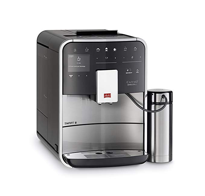 Melitta Barista TS SMART F86/0-100, Bean to Cup Coffee Machine, Bluetooth connectivity, Melitta Connect App, Whisper Grinder (Quiet Mark), Stainless Steel