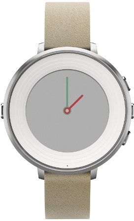 Pebble 14 mm Time Round Smartwatch - SilverStone