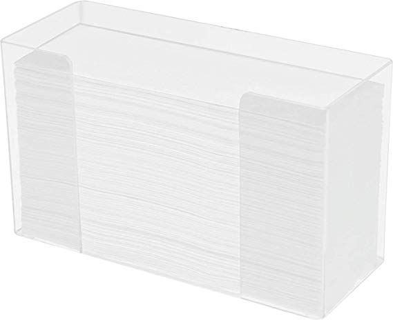 Cq acrylic Paper Towel Dispenser, Acrylic Paper Towel Holder,Clear Acrylic, 11.5 x 6.75 x 4.2 Inches