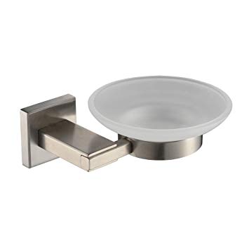 Kes A2441-2 Bathroom Toilet Soap Dish/Holder Wall Mount, Brushed SUS304 Stainless Steel