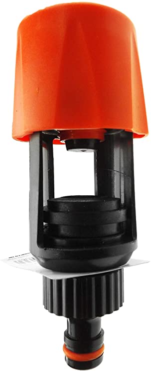 Garden Hose Connector for Kitchen tap   Matching Orange/Black Hose Connector