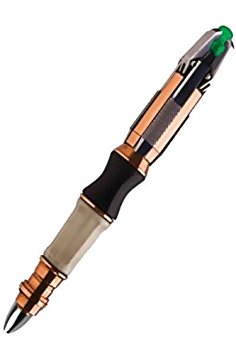 Doctor Who Sonic Screwdriver Pen - The Eleventh Doctor's Tool With Black and Green Ink