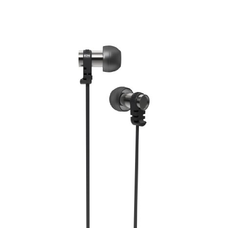 Brainwavz Omega In Ear Earbuds Noise Isolating Earphones Remote & Mic Headset Stereo Headphones Apple iPhone & Android (Black)